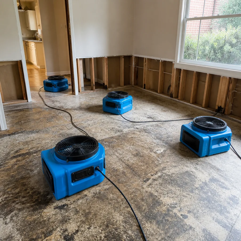 Water damage drying